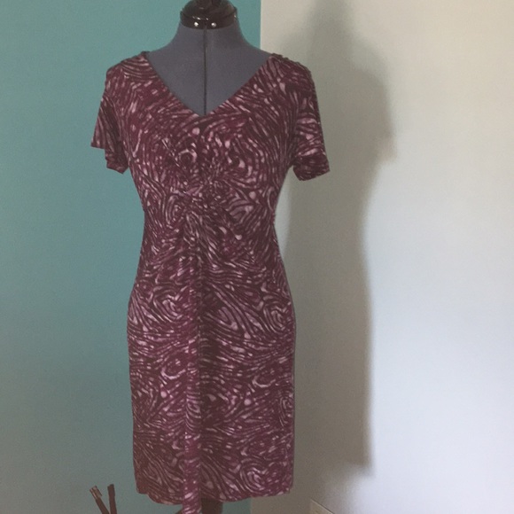 Dark Purple Daisy Fuentes Dress - Picture 3 of 5